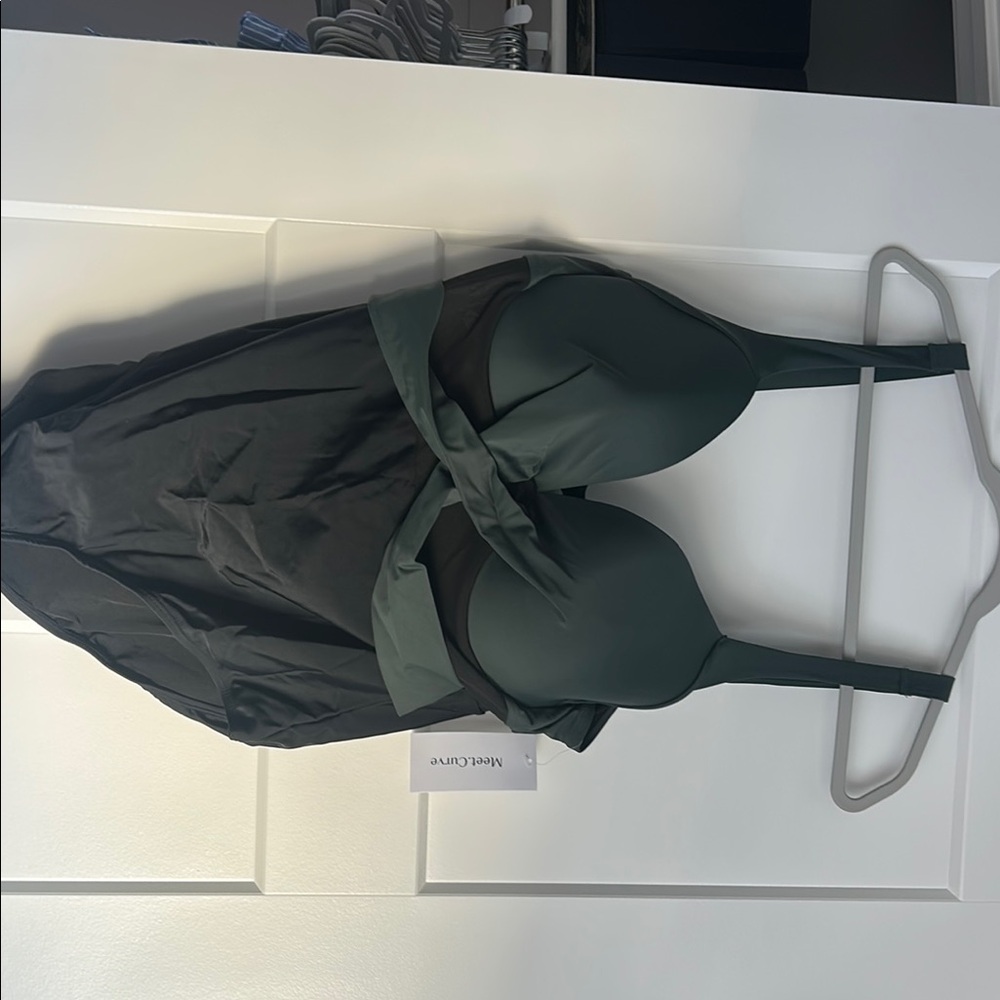 Dark Green One-Piece Swimsuit
